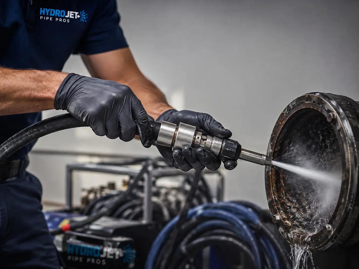 Hydro Jet Pipe Descaling in Niagara University, NY